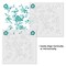 Floral Rose Wallpaper Wall Stencil | 3391 by Designer Stencils | Floral Stencils | Reusable Art Craft Stencils for Painting on Walls, Canvas, Wood | Reusable Plastic Paint Stencil for Home Makeover | Easy to Use & Clean Art Stencil